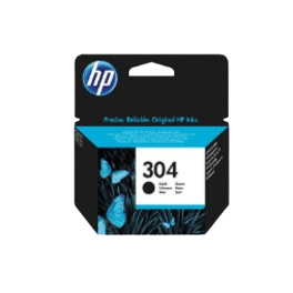 HP N9K06AE (304) Black + New Label (>=05/18) No Virgin