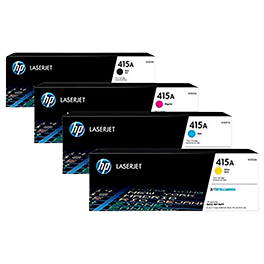 HP W2030 W2031 W2032 W2033A LJC M454 MFP M479 (415A) BCMY TONER STARTER