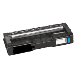 RICOH SP 252 Cyan TONER (According to scanner test)